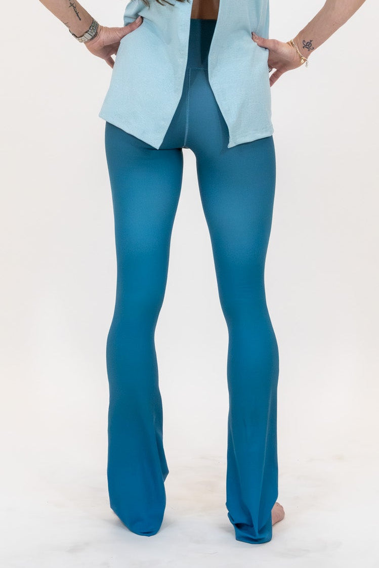 Load image into Gallery viewer, Blue Topaz Jewel Flare Pants
