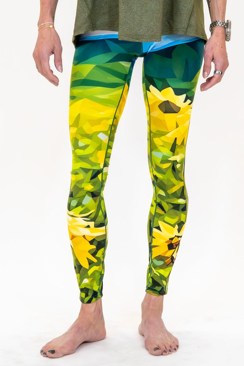 Load image into Gallery viewer, Sunflower Bloom Yoga Pants