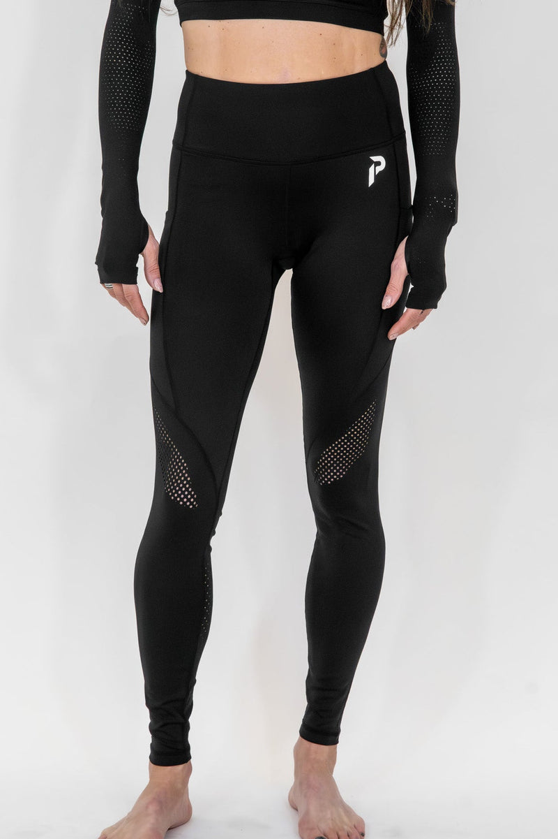Load image into Gallery viewer, Iron Pulse Lifestyle Pocket Black Yoga Pant *FINAL SALE*