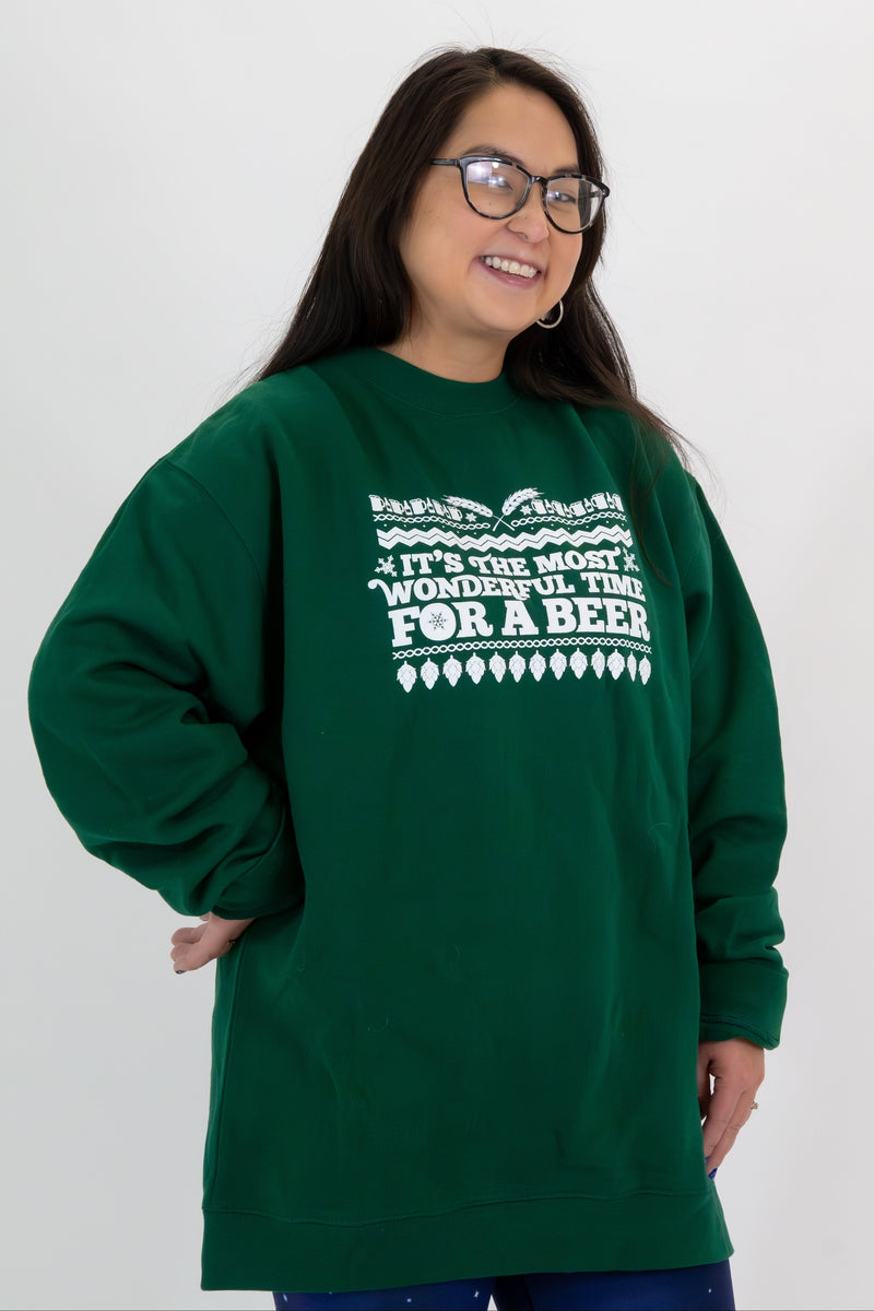 Load image into Gallery viewer, 1876 | The Most Wonderful Sweatshirt - Green *FINAL SALE*