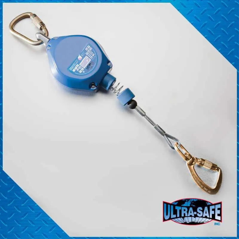 Load image into Gallery viewer, 20 FT Cable Retractable Lanyard w/3600 Lb Gates Top & Bottom | US-HN20