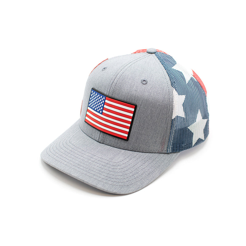 Load image into Gallery viewer, USA Flag PVC Patch Hat