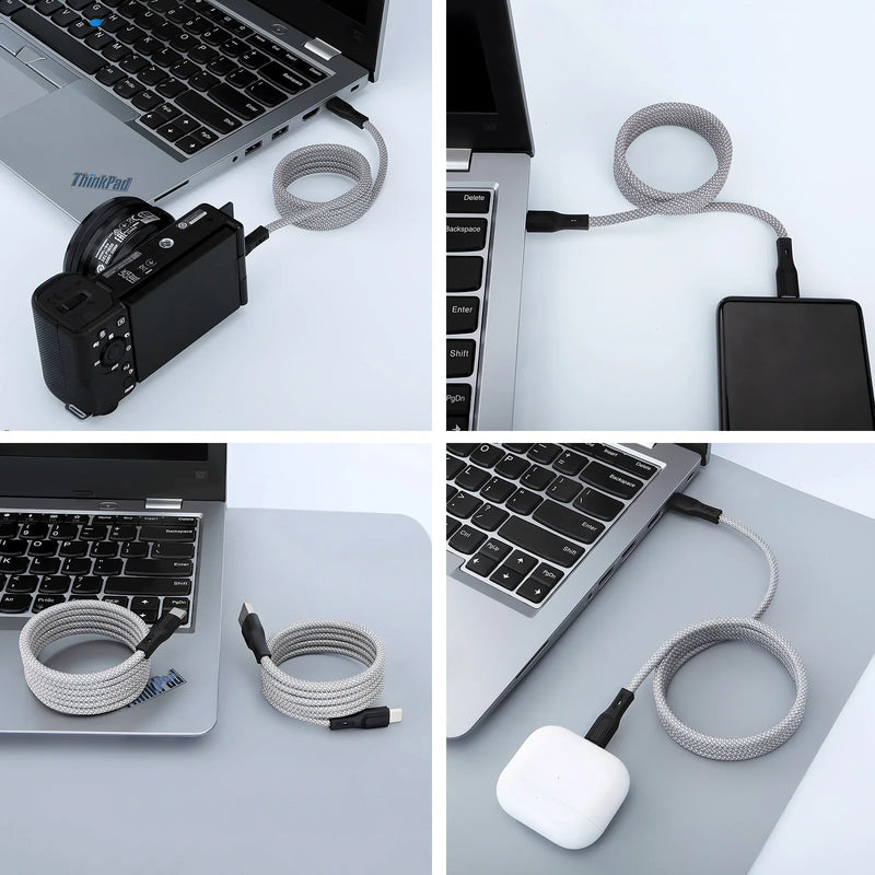 Load image into Gallery viewer, High Speed Gigabit & 8K UHD Data Cable with Magnetic Cord