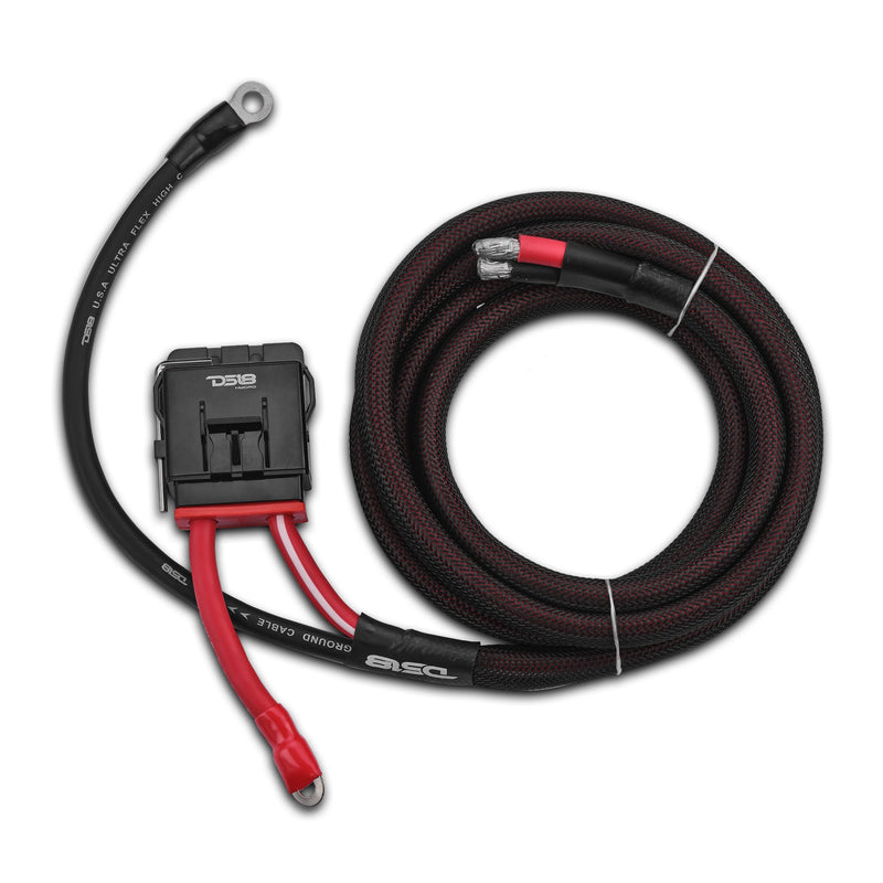 Load image into Gallery viewer, UTV 4-Gauge Power Harness Kit – 8ft Power & Ground Cables with Water-Resistant Fuse Holder for 2-Door UTVs