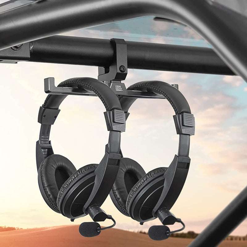 Load image into Gallery viewer, UTV Headset Hanger Helmet For 1.5"-2" Roll Cage