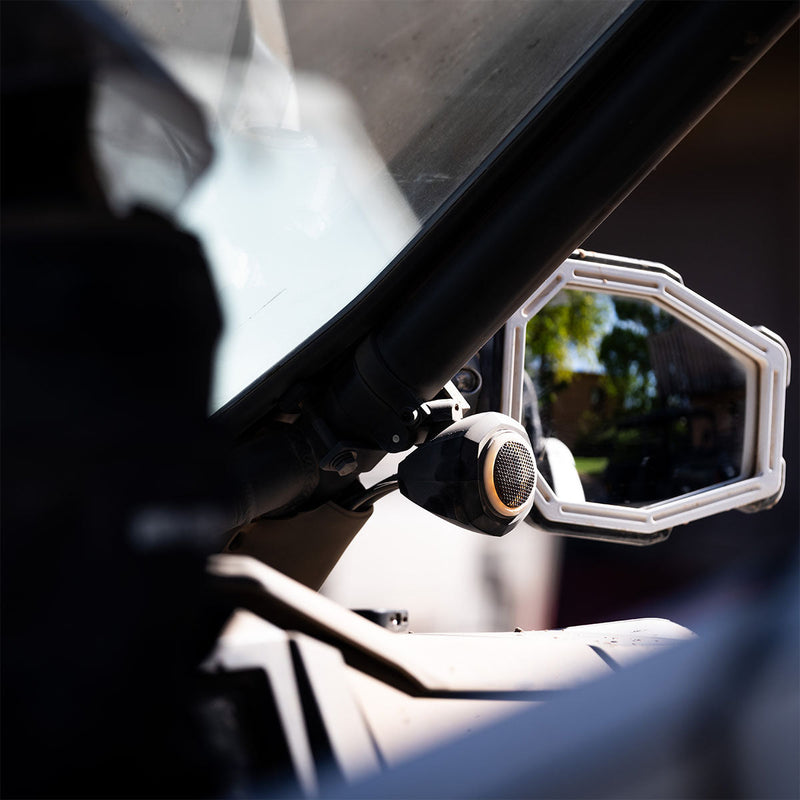 Load image into Gallery viewer, Universal 1" Cage-Pod Tweeters w/RGB Ring for UTV Audio Systems