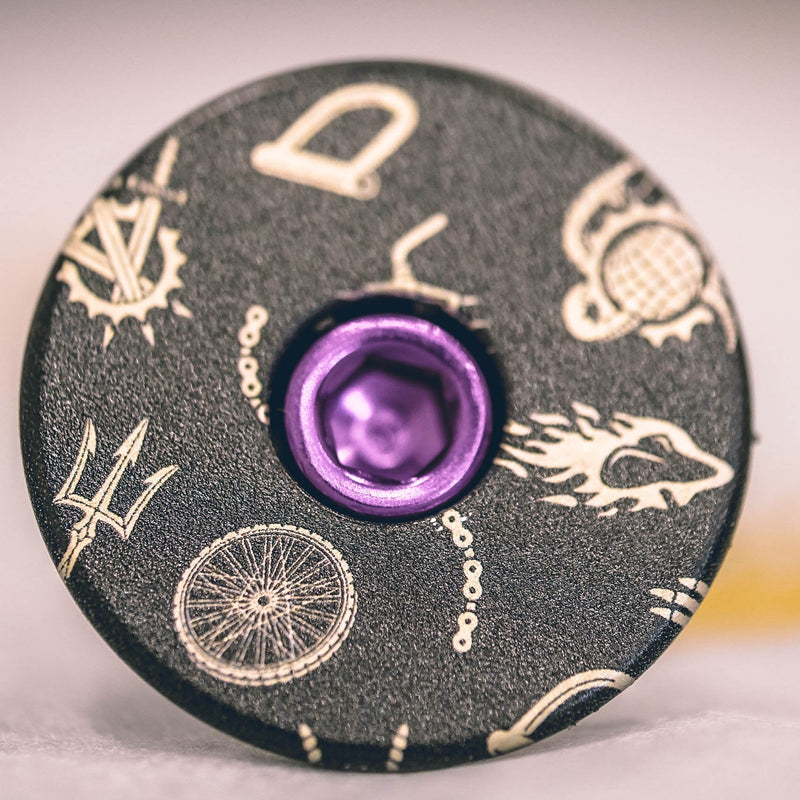 Load image into Gallery viewer, Limited Edition - Dispatch Cycling Life Pattern Bicycle Headset Cap