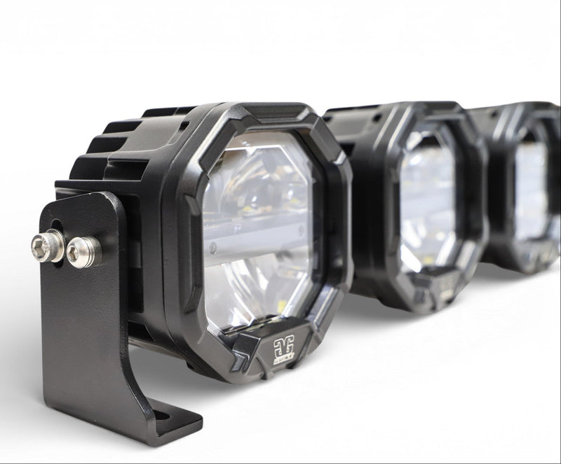 Load image into Gallery viewer, 4 Light U-Con Interlocking Off Road LED Pod With Amber or White DRL Running Light