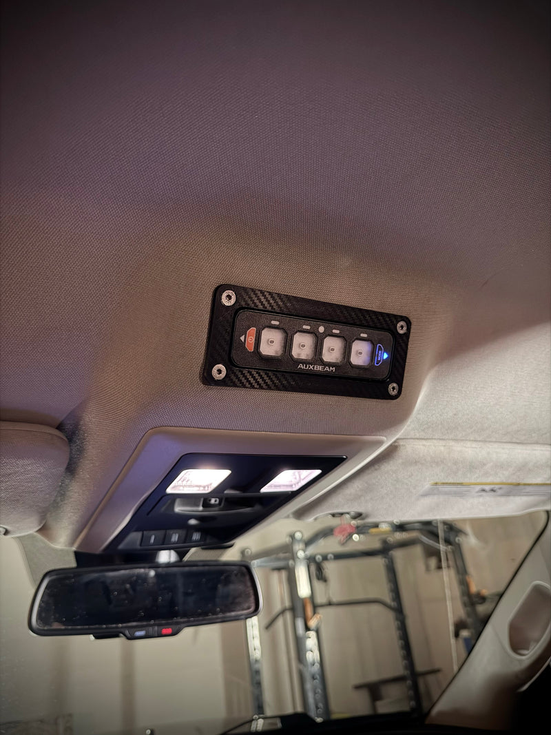 Load image into Gallery viewer, Universal UTV & Truck Switch Panel Mount – Fits Auxbeam, GG Lighting, Infinite Offroad & More