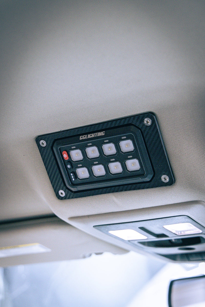 Load image into Gallery viewer, Universal UTV & Truck Switch Panel Mount – Fits Auxbeam, GG Lighting, Infinite Offroad & More