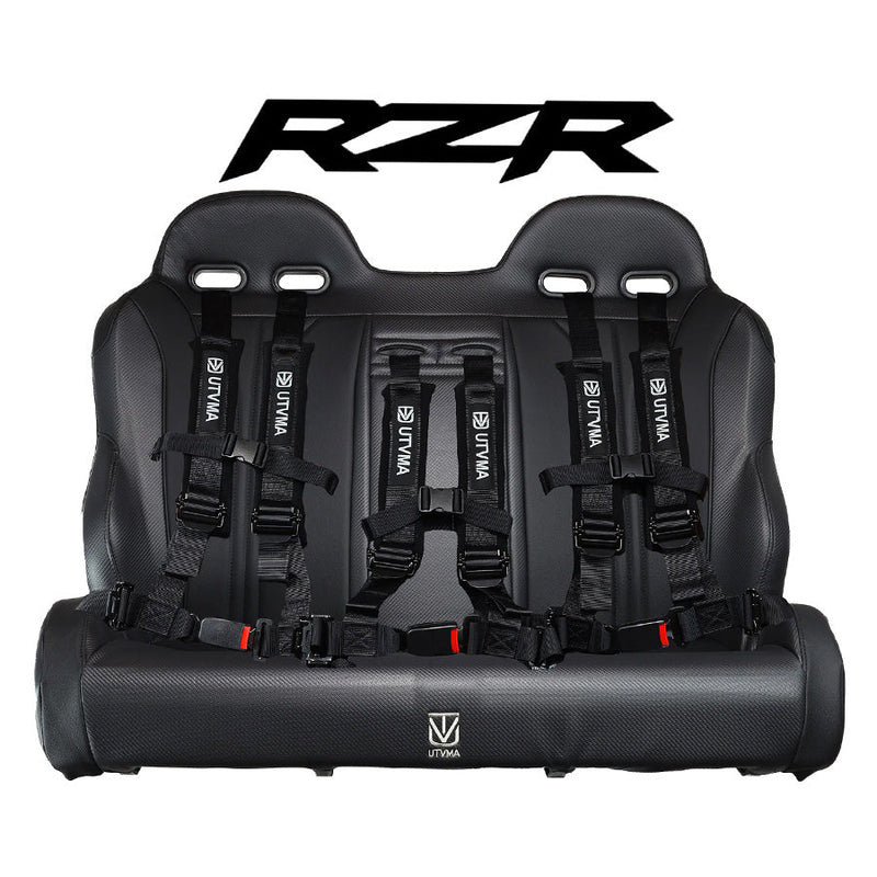 Load image into Gallery viewer, RZR 900/800 Rear Bench Seat W Harnesses (2010-2014)
