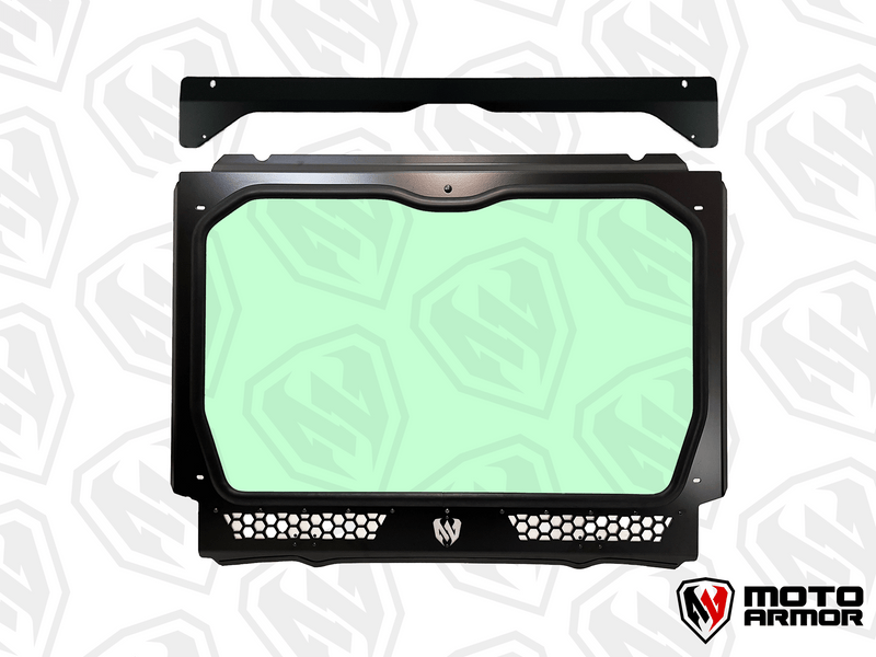 Load image into Gallery viewer, Moto Armor Pro R 4 Seat Full Glass Windshield