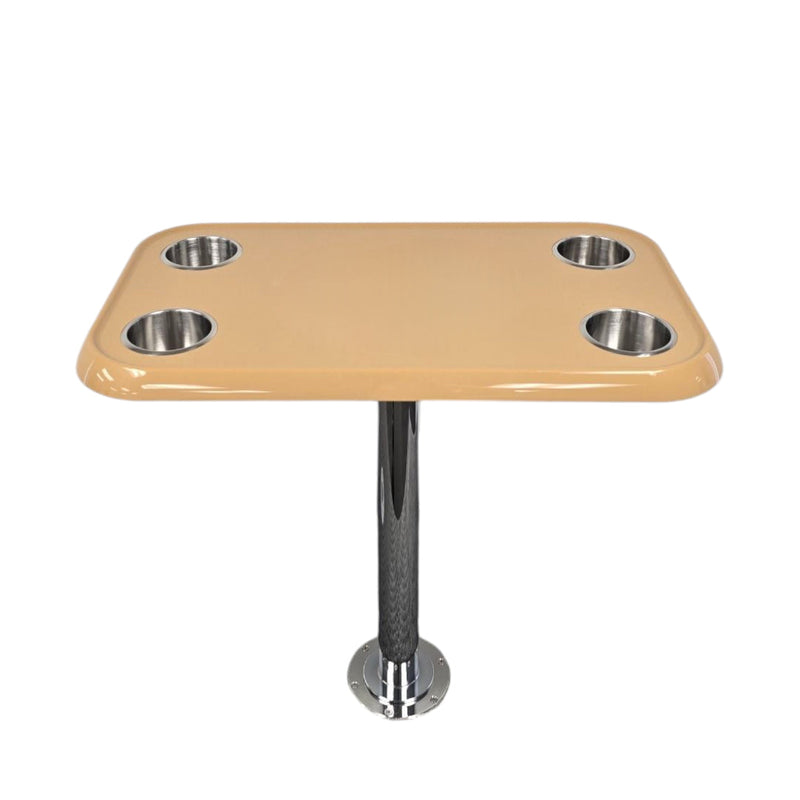 Load image into Gallery viewer, RV Side Tables | RV End Tables - Table Set - 6" Flush Mount Floor Plate / Anti Wobble, Cocktail Design (6 colors)