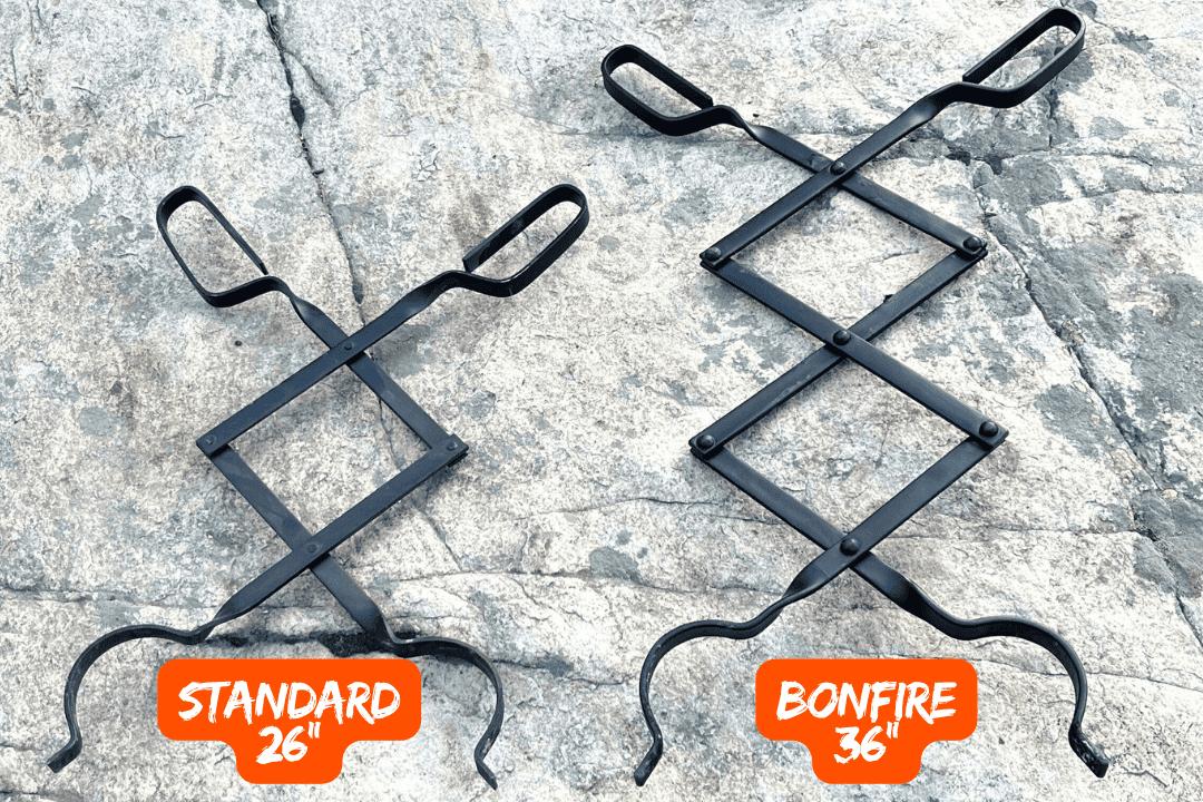 Grizzly Grabber Firewood Tongs: Easy Campfire Tending!