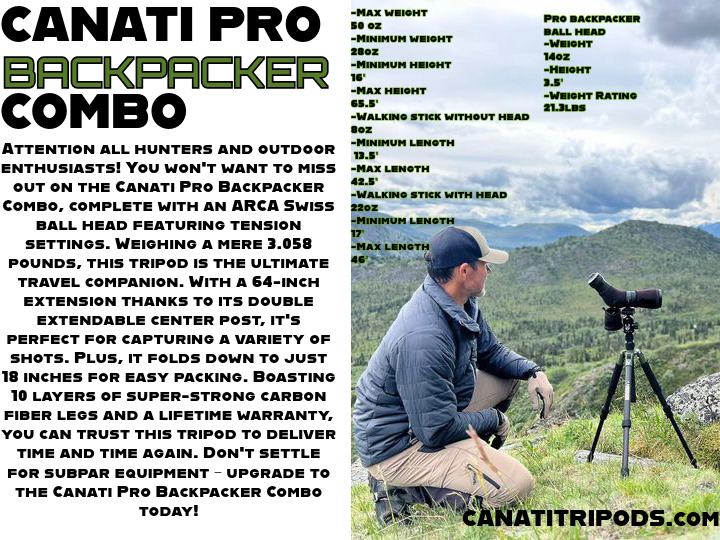 Load image into Gallery viewer, Canati Pro Backpacker Combo