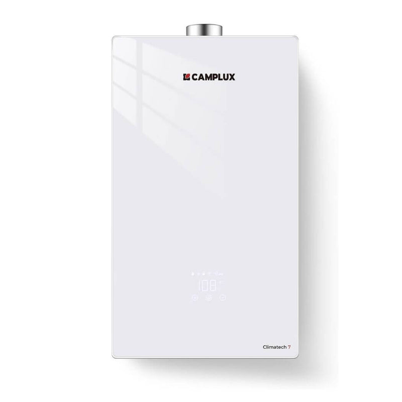 Load image into Gallery viewer, Camplux Climatech-7 Indoor Tankless Gas Water Heater 5.28 GPM | White
