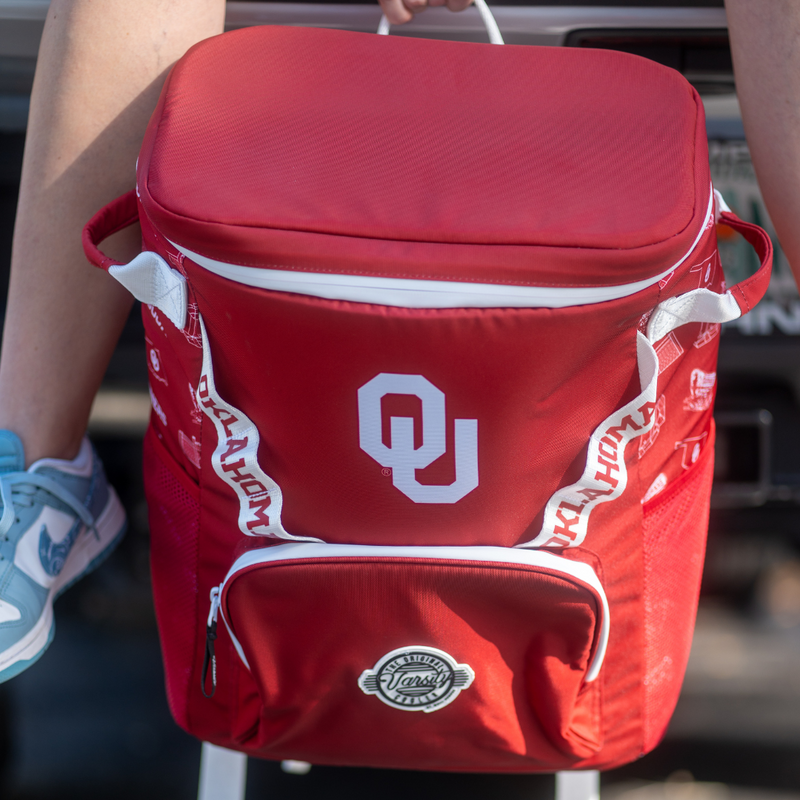 Load image into Gallery viewer, University of Oklahoma Backpack Cooler