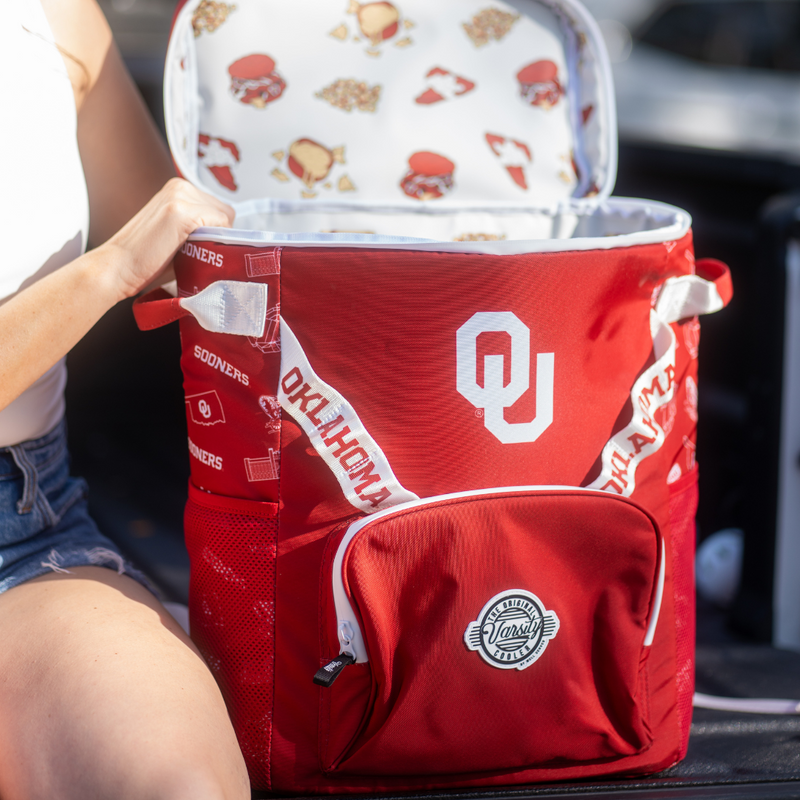 Load image into Gallery viewer, University of Oklahoma Backpack Cooler