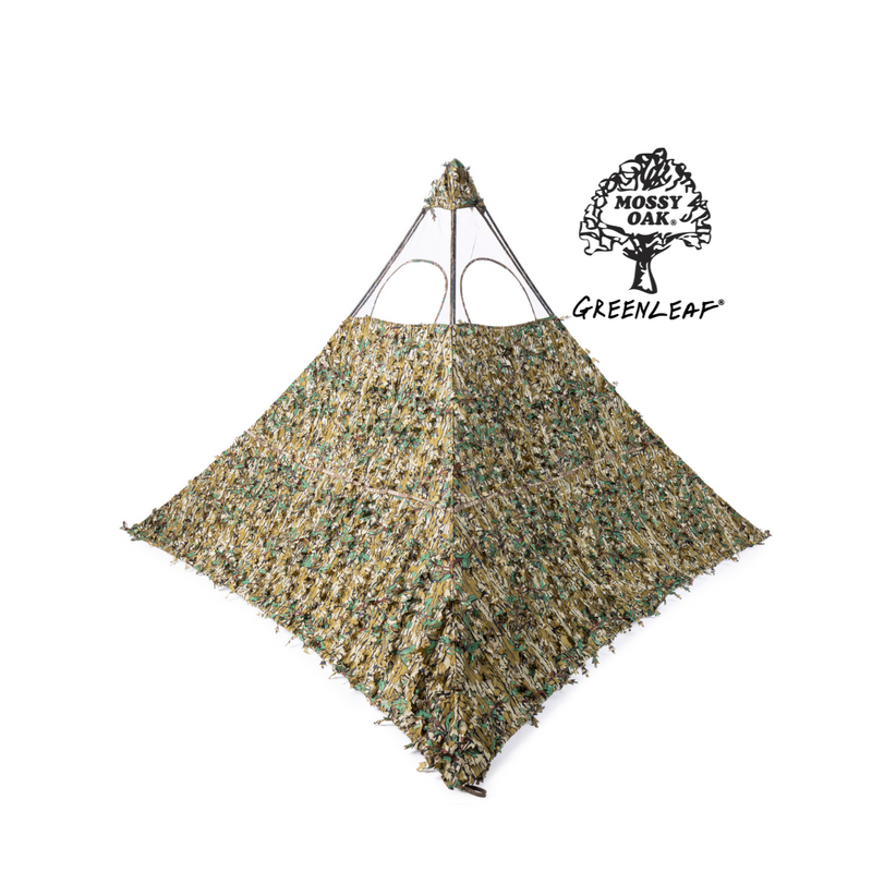 Load image into Gallery viewer, Hunting Blind - Mossy Oak Greenleaf 3D Leafy