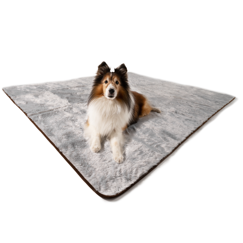 Load image into Gallery viewer, PupProtector™ Summer Short Fur Waterproof Throw Blanket - Grey