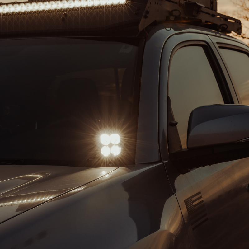 Load image into Gallery viewer, Quattro Clear LED Pod Light