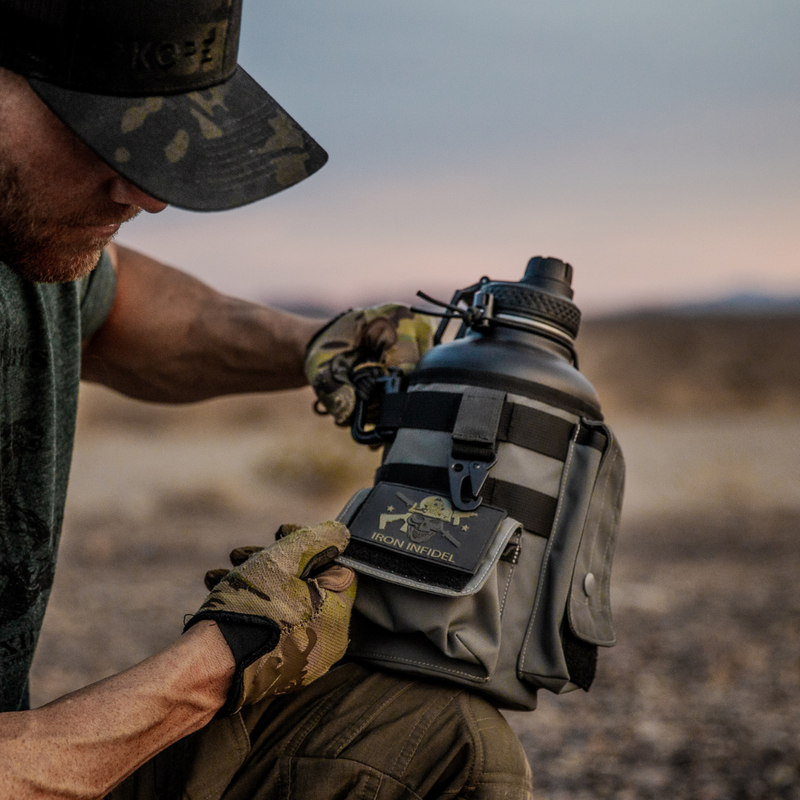 Load image into Gallery viewer, 64oz Battle Bottle Water Bottles