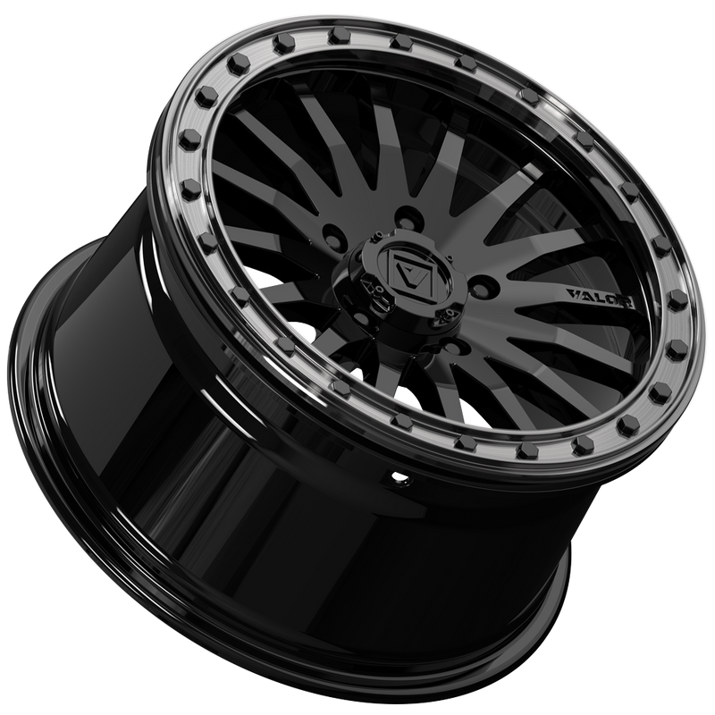 Load image into Gallery viewer, V06 BEADLOCK 15X8 +40 5X114.3 GLOSS BLACK