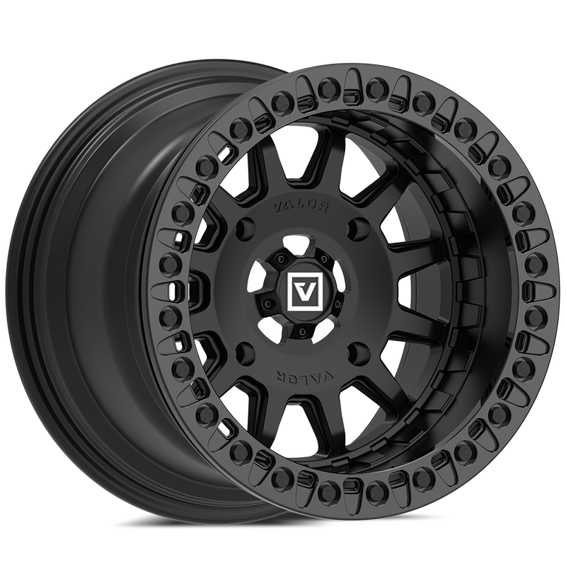 Load image into Gallery viewer, V09 BEADLOCK 15X10 +0 4X156 SATIN BLACK