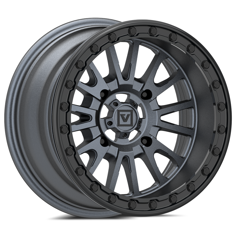 Load image into Gallery viewer, V16 BEADLOCK 15X8 -12MM 4X137 SATIN GUNMETAL
