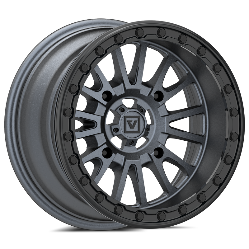 Load image into Gallery viewer, V16 BEADLOCK 15X8 -12MM 4X156 SATIN GUNMETAL