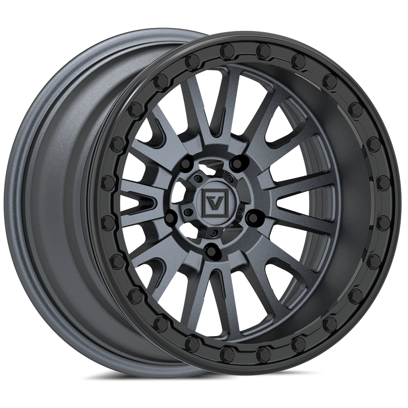 Load image into Gallery viewer, V16 BEADLOCK 15X8 -12MM 5X114.3 SATIN GUNMETAL