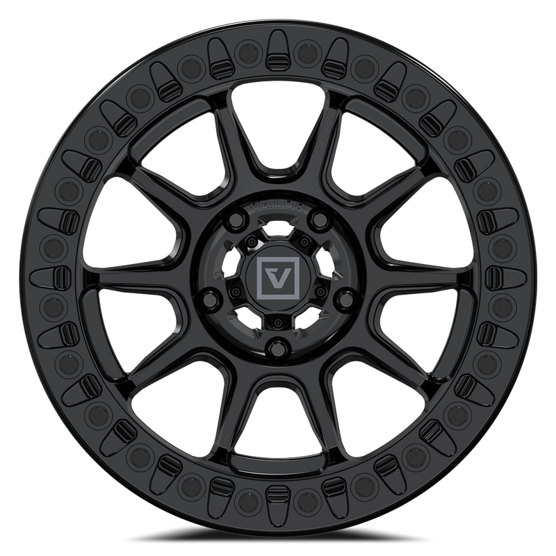 Load image into Gallery viewer, V18 BEADLOCK 15X7 +30MM 5X114.3 GLOSS BLACK