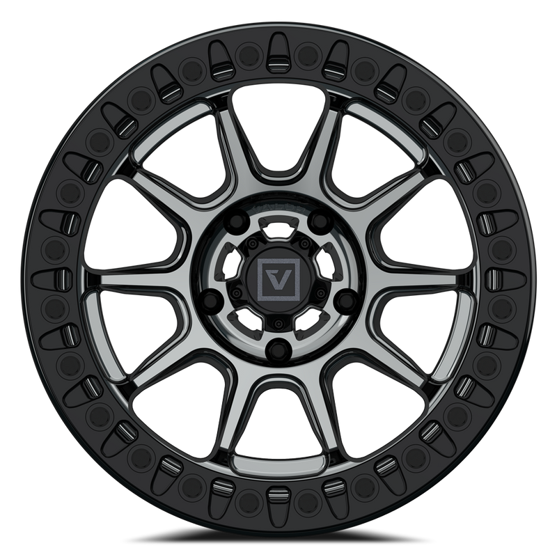 Load image into Gallery viewer, V18 BEADLOCK 15X7 +30MM 5X114.3 HYPER BLACK