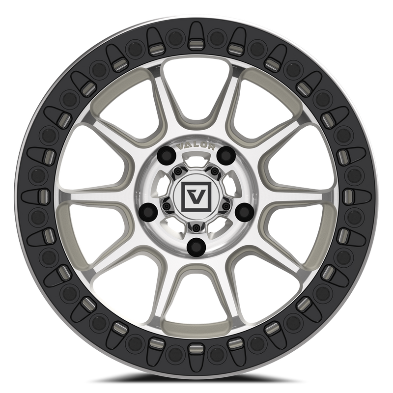 Load image into Gallery viewer, V18 BEADLOCK 15X7 +30MM 5X114.3 RAW MACHINED