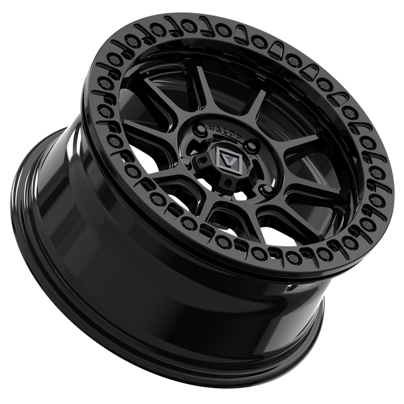 Load image into Gallery viewer, V18 BEADLOCK 15X7 +30MM 5X114.3 GLOSS BLACK