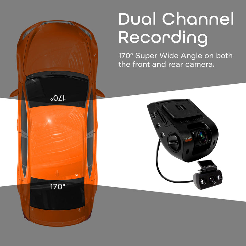 Load image into Gallery viewer, Rexing V1P 4K Dual Channel Dash Cam 4K+1080p with Wi-Fi