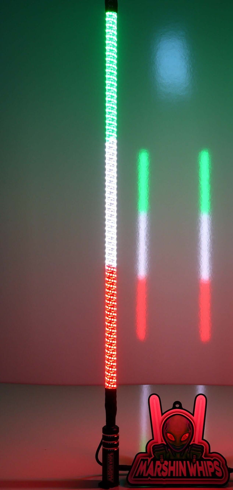 Load image into Gallery viewer, V2 Black Out LED Whip: The Ultimate Stealth Single