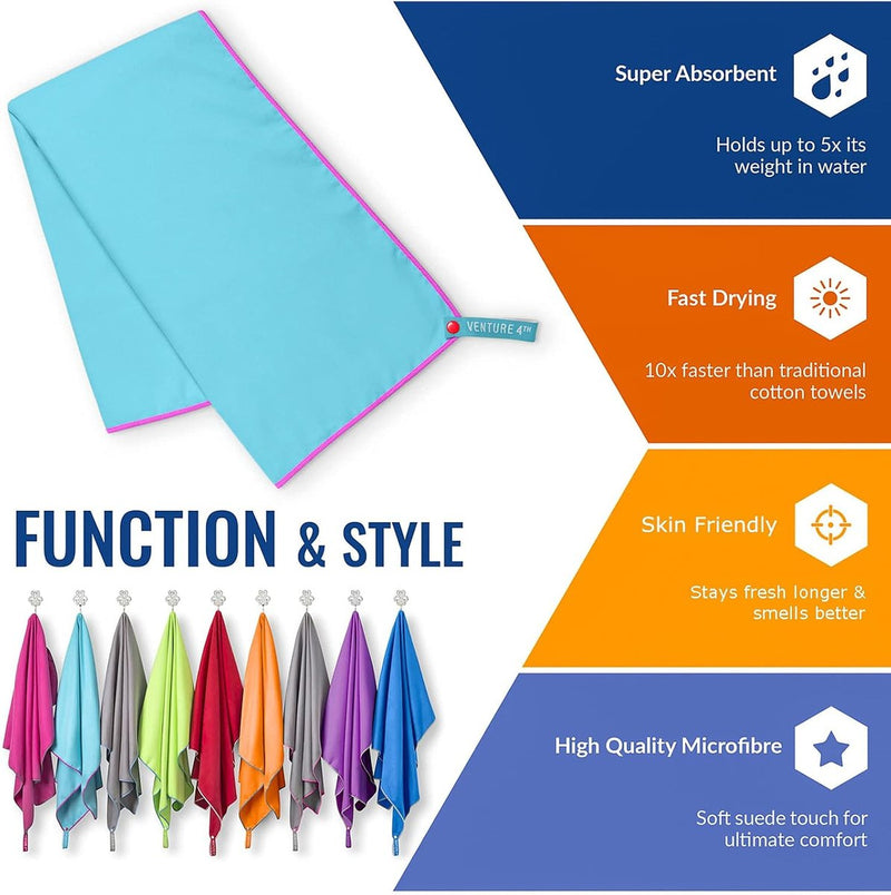 Load image into Gallery viewer, VENTURE 4TH Quick Dry Microfiber Towel