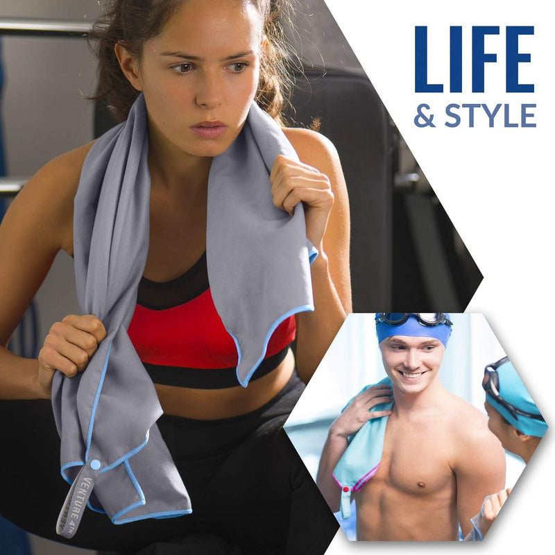 Load image into Gallery viewer, VENTURE 4TH Quick Dry Microfiber Towel