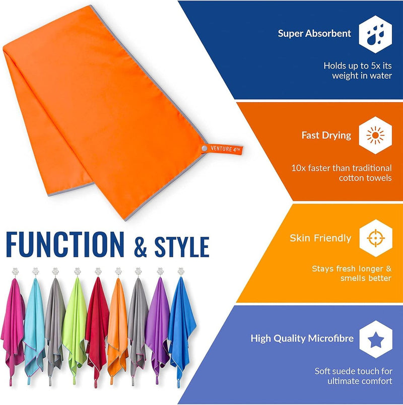 Load image into Gallery viewer, VENTURE 4TH Quick Dry Microfiber Towel