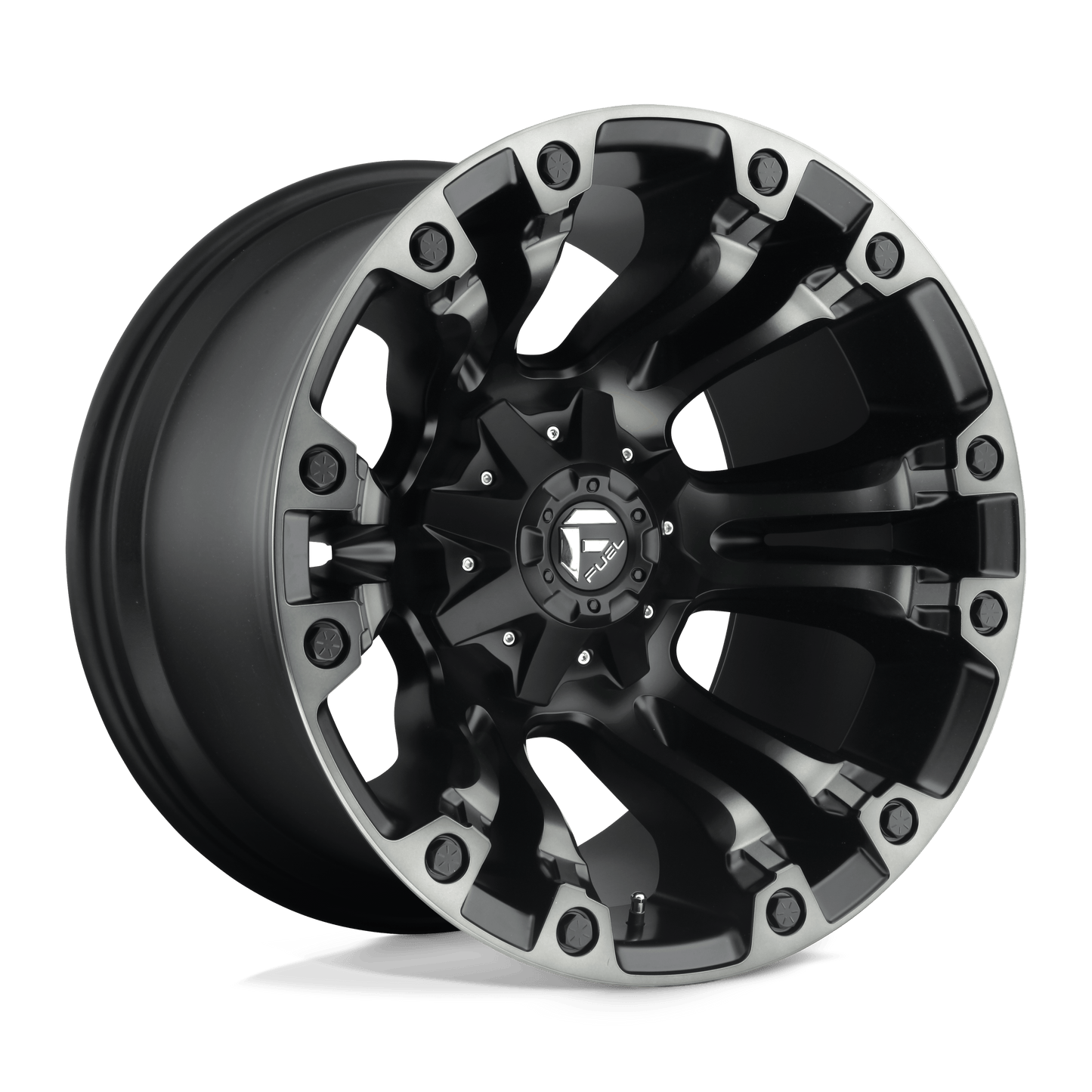 Fuel 1 Pc D851 Vapor Matte Black Gray Tint
