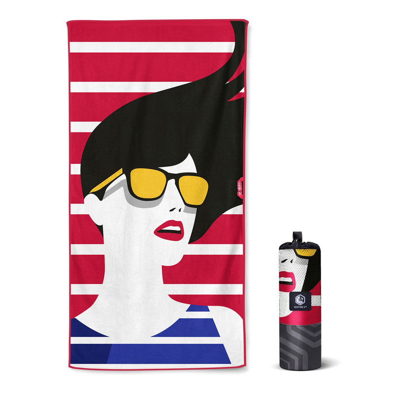 Load image into Gallery viewer, Microfiber Beach Towel