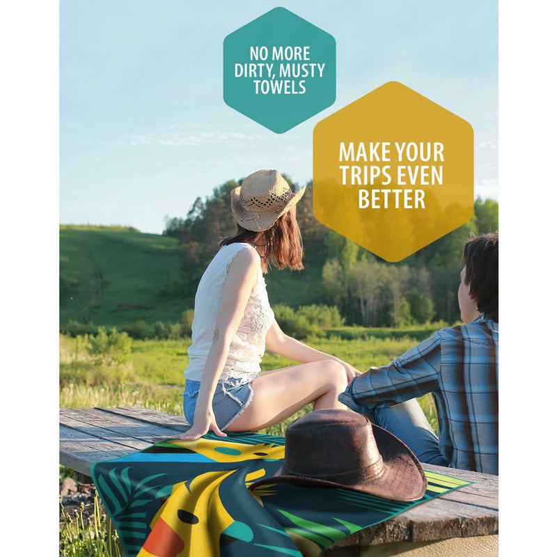 Load image into Gallery viewer, Microfiber Beach Towel