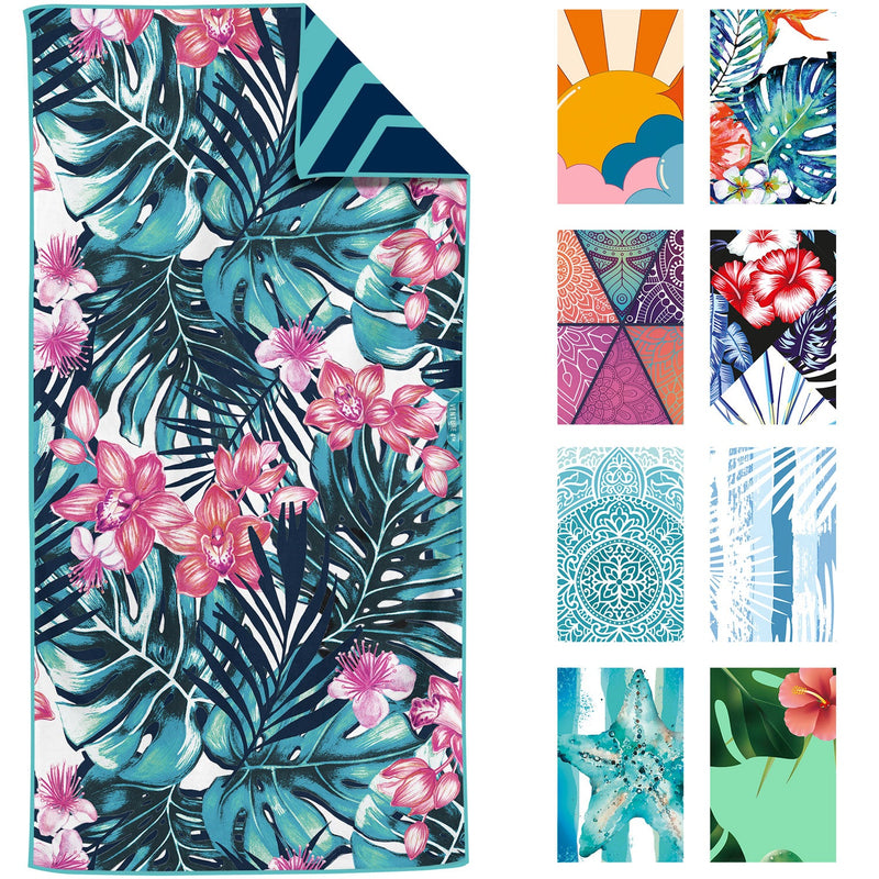 Load image into Gallery viewer, Microfiber Beach Towel