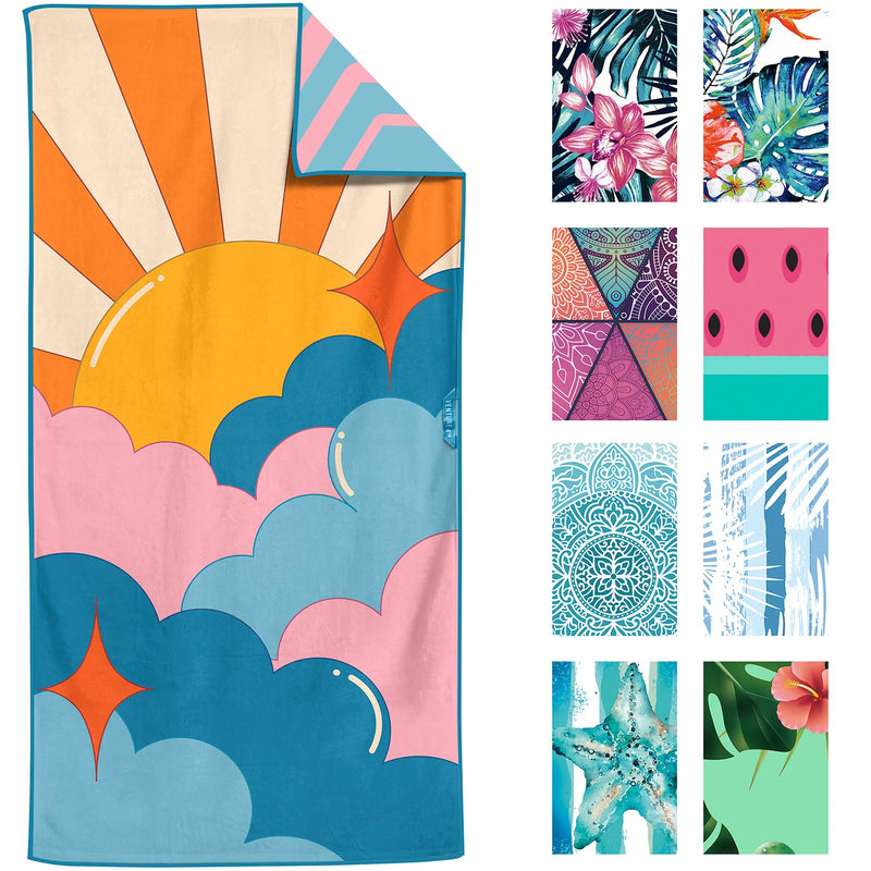 Load image into Gallery viewer, Microfiber Beach Towel