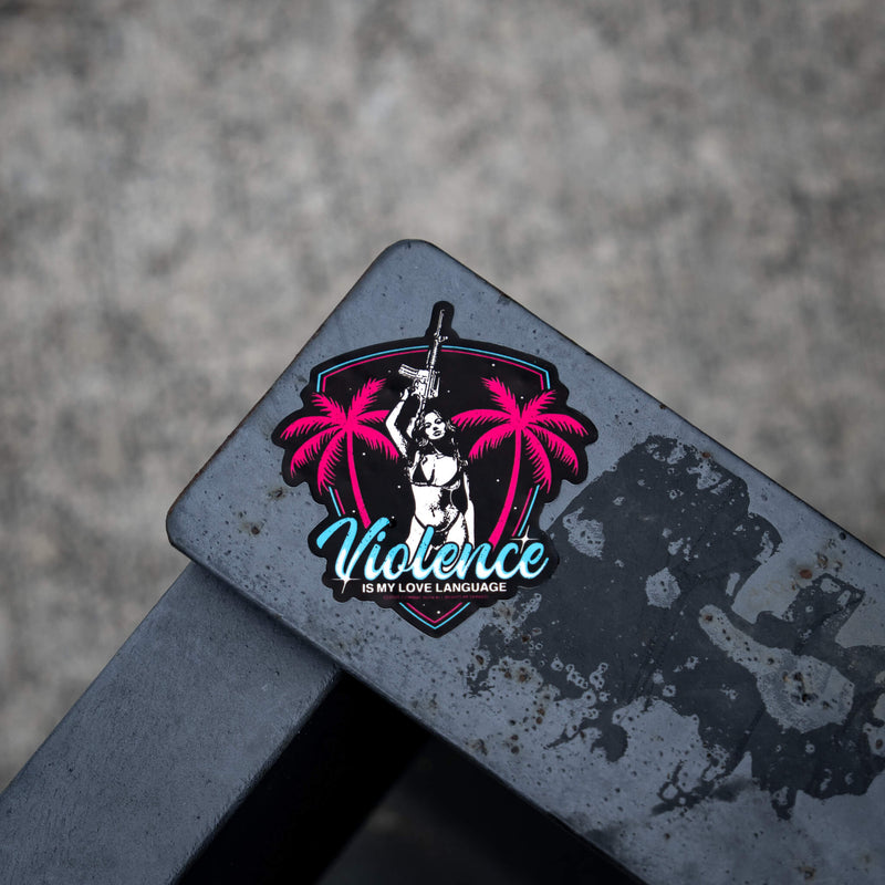 Load image into Gallery viewer, Violence Is My Love Language Decal