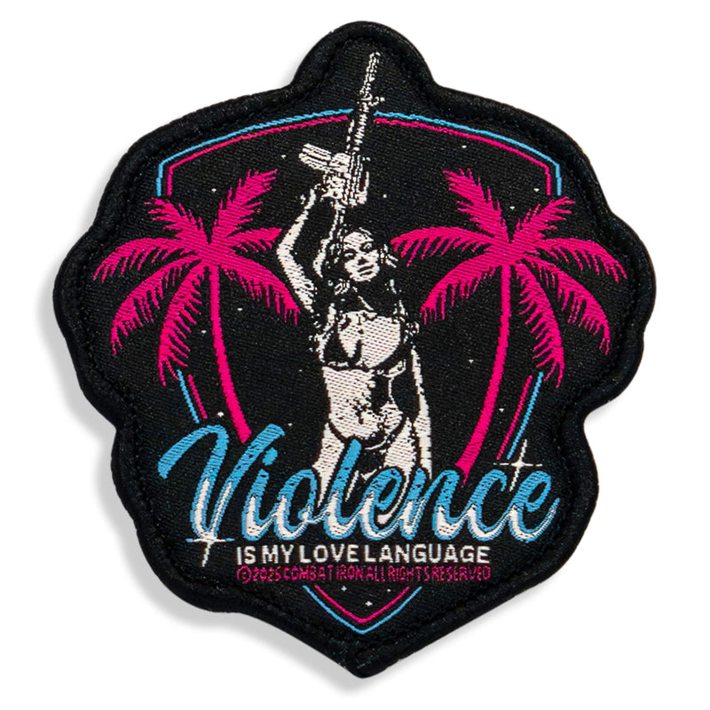 Load image into Gallery viewer, Violence Is My Love Language Velcro Patch