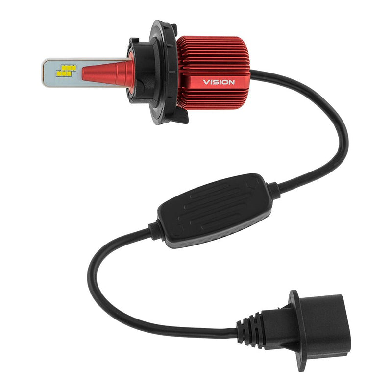 Load image into Gallery viewer, VISION H13 High/Low CSP LED Conversion Kit 6500K White 8000/5000 Lumens 50/30 Watts
