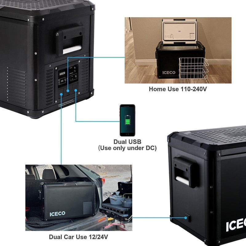 Load image into Gallery viewer, VL45ProS Single Zone Portable Fridge Freezer | ICECO | 45 LT
