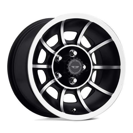 American Racing Vintage Vn47 Vector Satin Black Machined